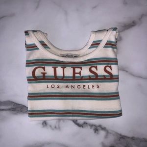 Guess cropped tank top